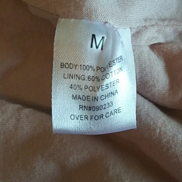 L.A hearts soft pink teddy zip-up sweater jacket - Picture 4 of 5